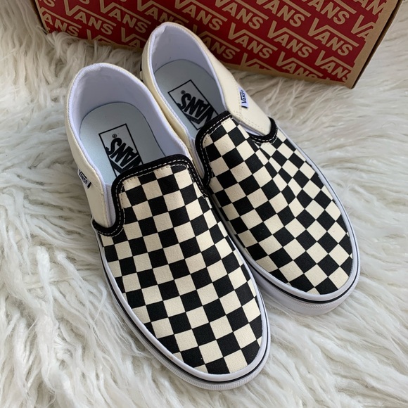 vans asher checkered
